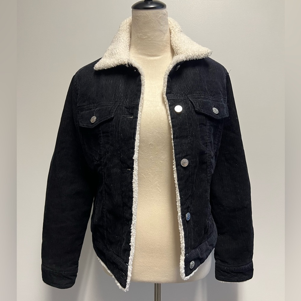 Corduroy Jacket with Sherpa